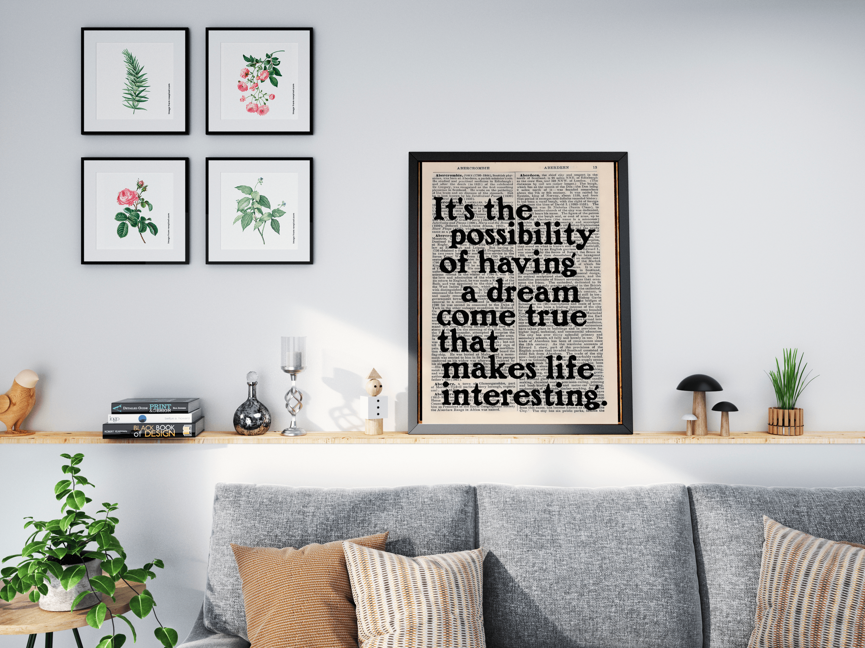 Dream Old Dictionary Print