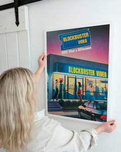Pubblicità retrò di Blockbuster Video | Poster 
