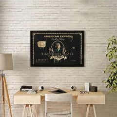 The Wolf Wall Street | Poster personalizzato American Express 
