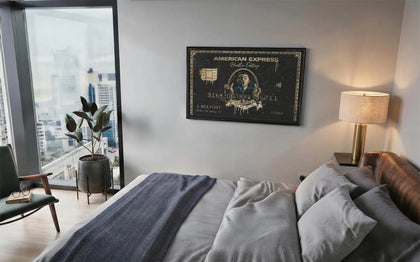 The Wolf Wall Street | Poster personalizzato American Express 