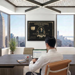 The Wolf Wall Street | Poster personalizzato American Express 