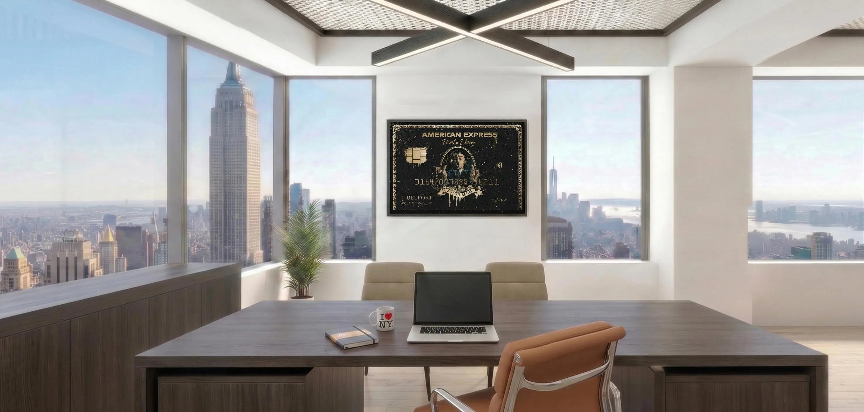 The Wolf Wall Street | Poster personalizzato American Express 