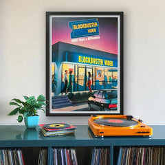 Pubblicità retrò di Blockbuster Video | Poster 