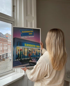 Pubblicità retrò di Blockbuster Video | Poster 