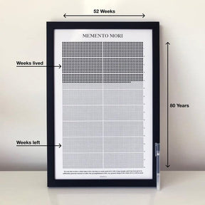 Memento Mori Life Calendar (FRAMED)