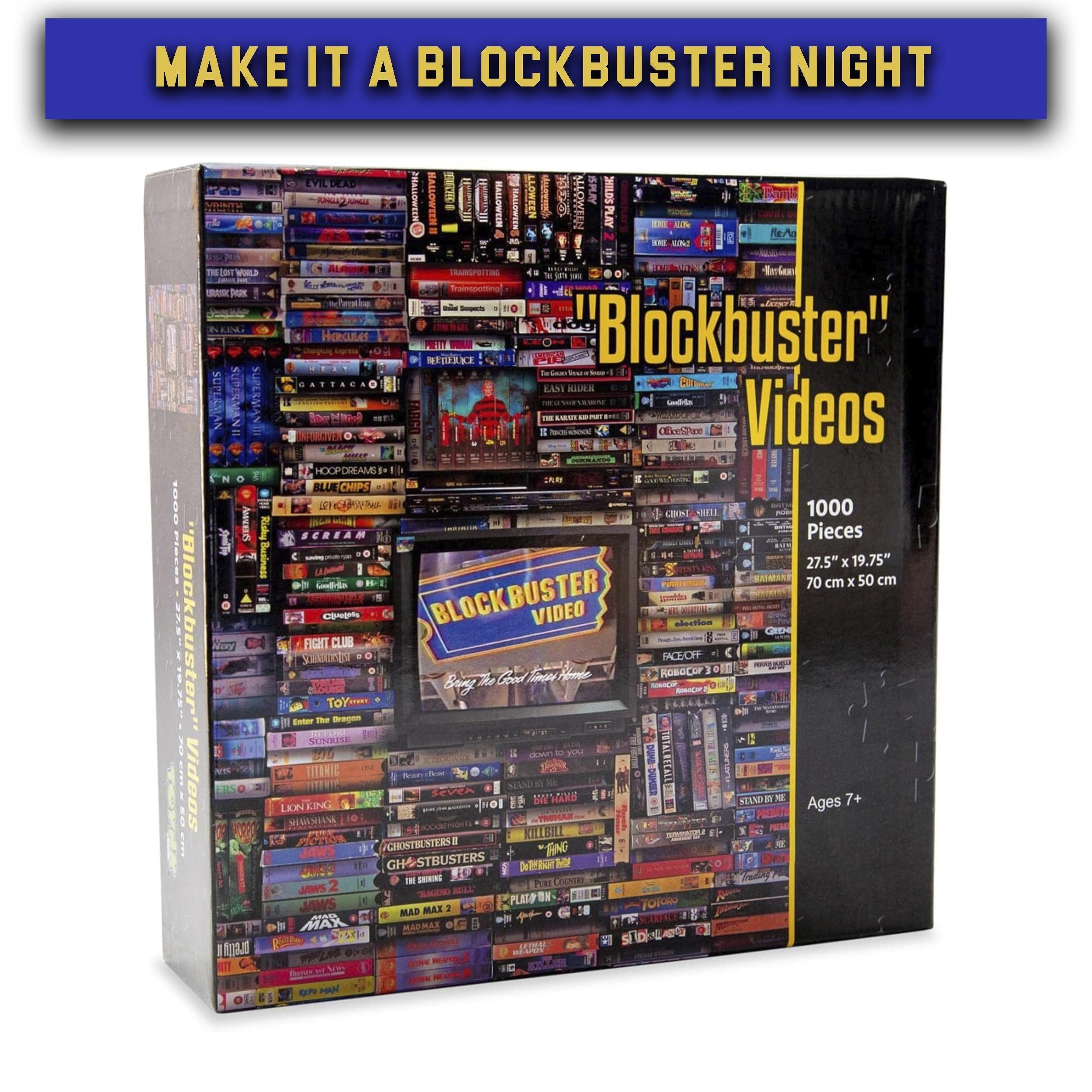 Blockbuster Video 1000-Piece Jigsaw | 28 x 20 Inches