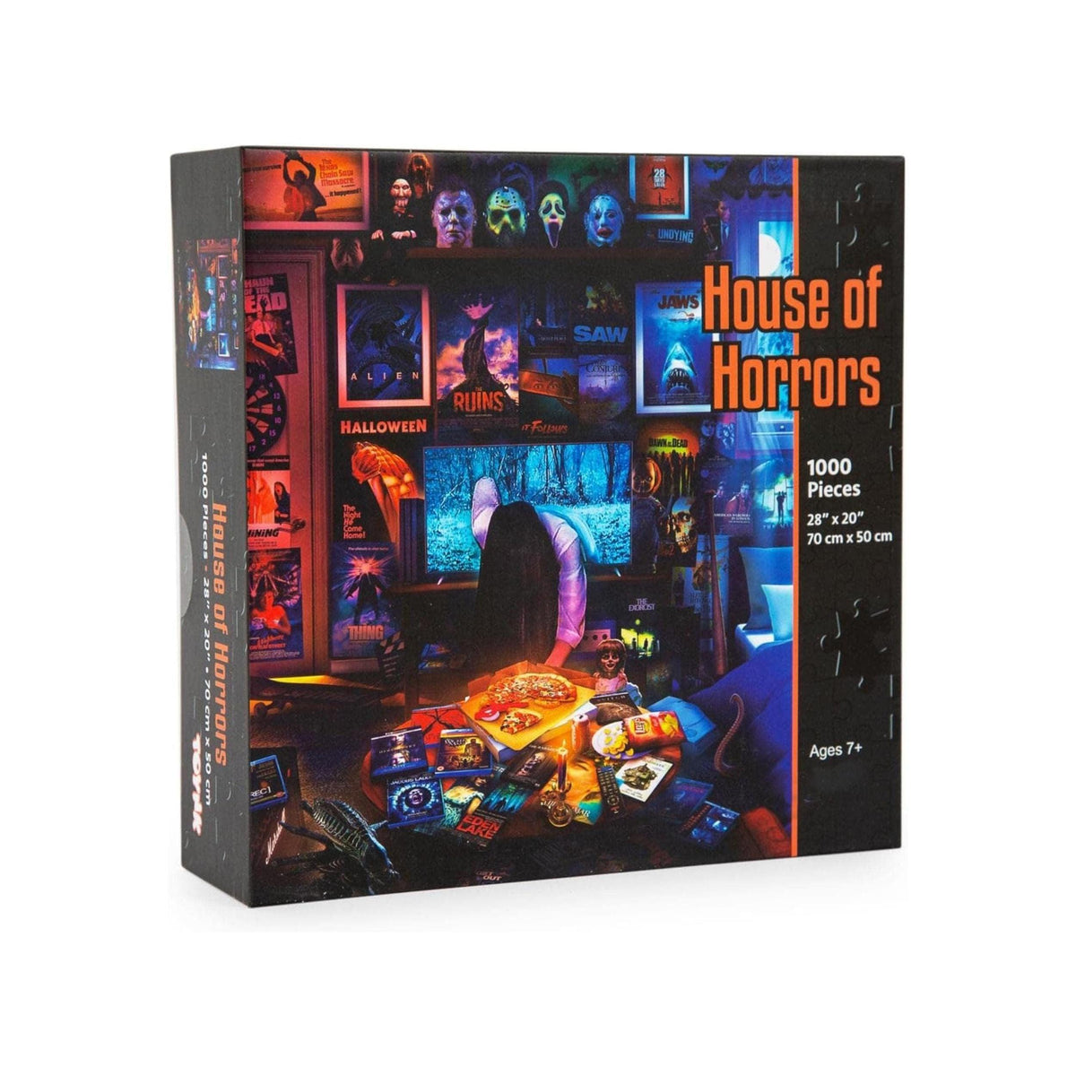 Horror Puzzle 1000-Piece Jigsaw | Halloween Movie Night, Michael Myers Halloween Gift, UNIQUE Movie Gift, Brain Teaser, Horror Board Game