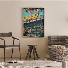 Translation missing: it.Arte di Berlino, poster di viaggio in stile vintage, regalo di viaggio in Germania, stampa di viaggi nel mondo, poster retrò verde, download anni '90, decorazioni stampabili colorategeneral.accessibility.play_video
